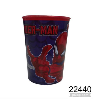 Imagen de VASO PLASTICO SPIDERMAN 5.24